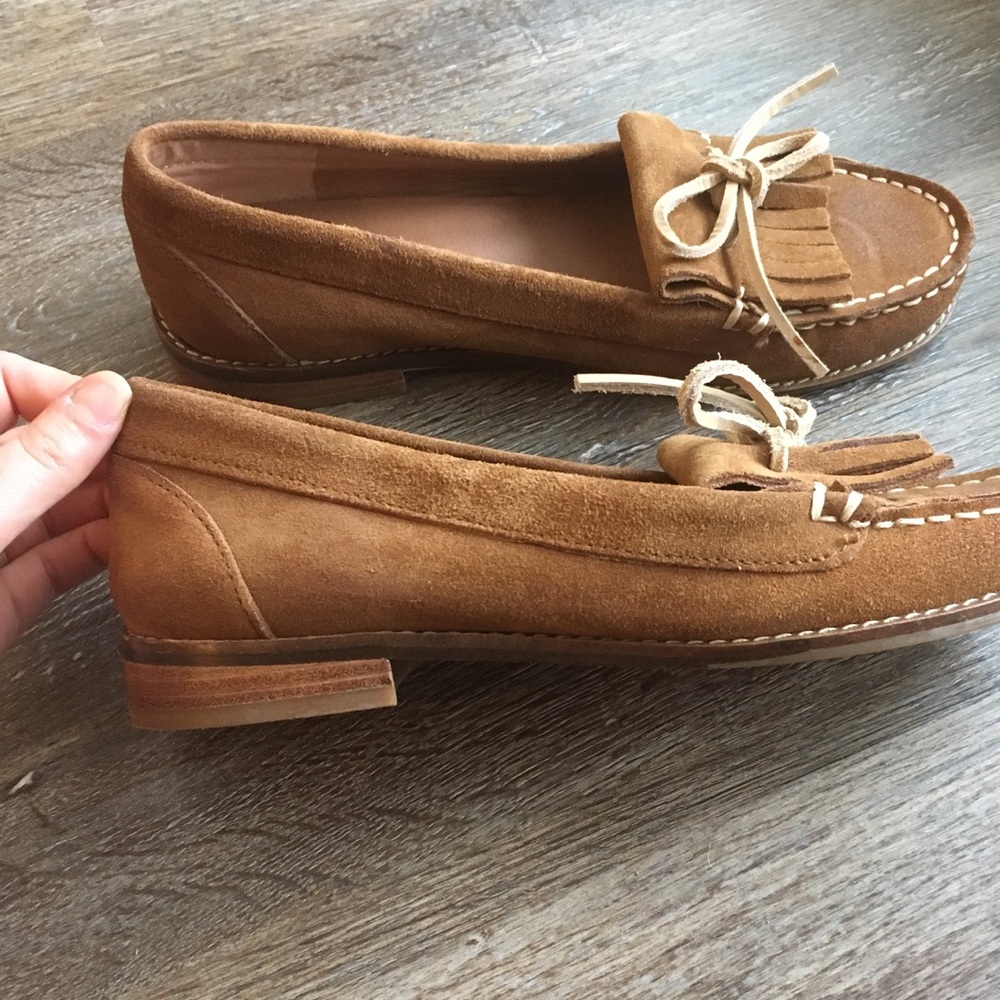 Leather moccasins